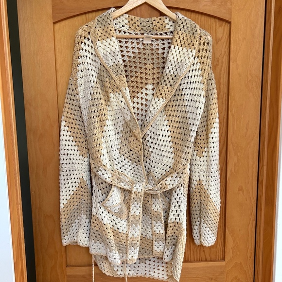 Chasing Unicorns Magic Carpet Crochet Coat - Picture 1 of 4